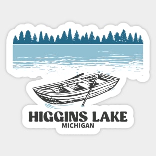 Higgins Lake Michigan Sticker